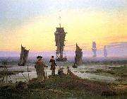 Caspar David Friedrich The Stages of Life painting